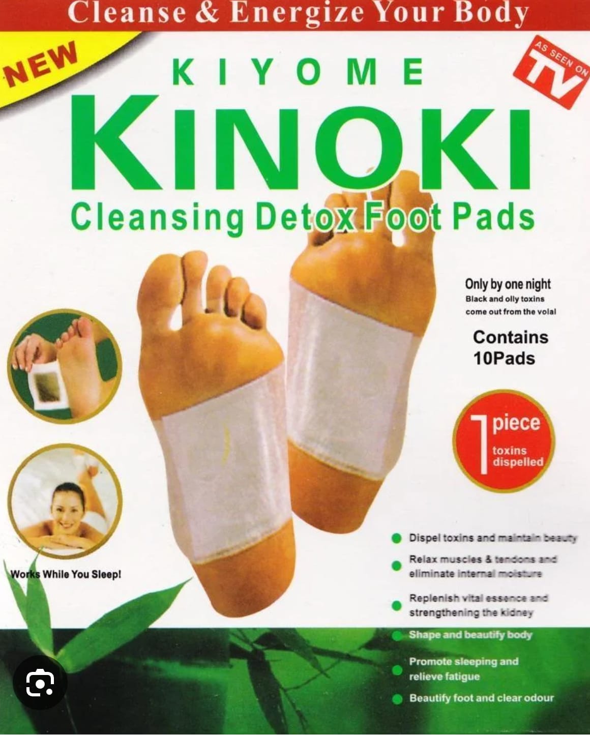 Kinoki Almohadillas Detox Producto Viral