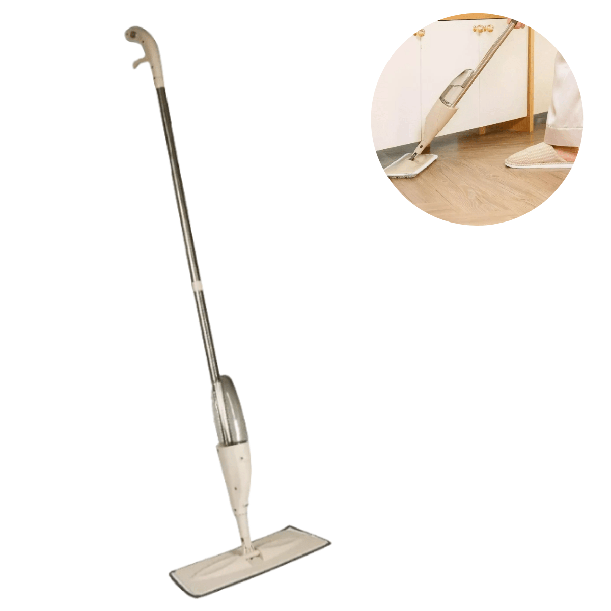 Mopa 360&deg; con spray rociador